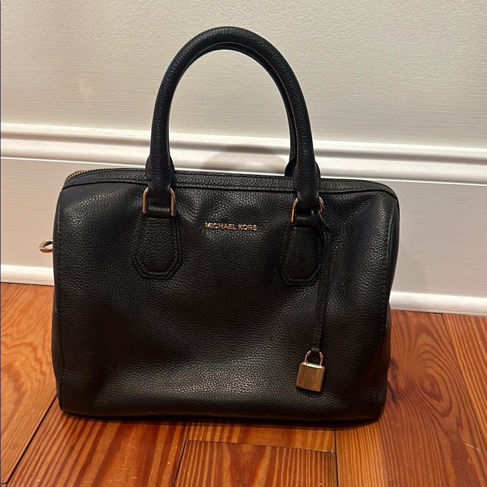 Michael Kors Black Leather Purse